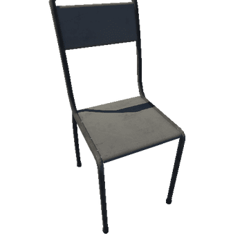 Industrial Chair White